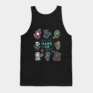 Game on Fantasy RPG Characters Tank Top